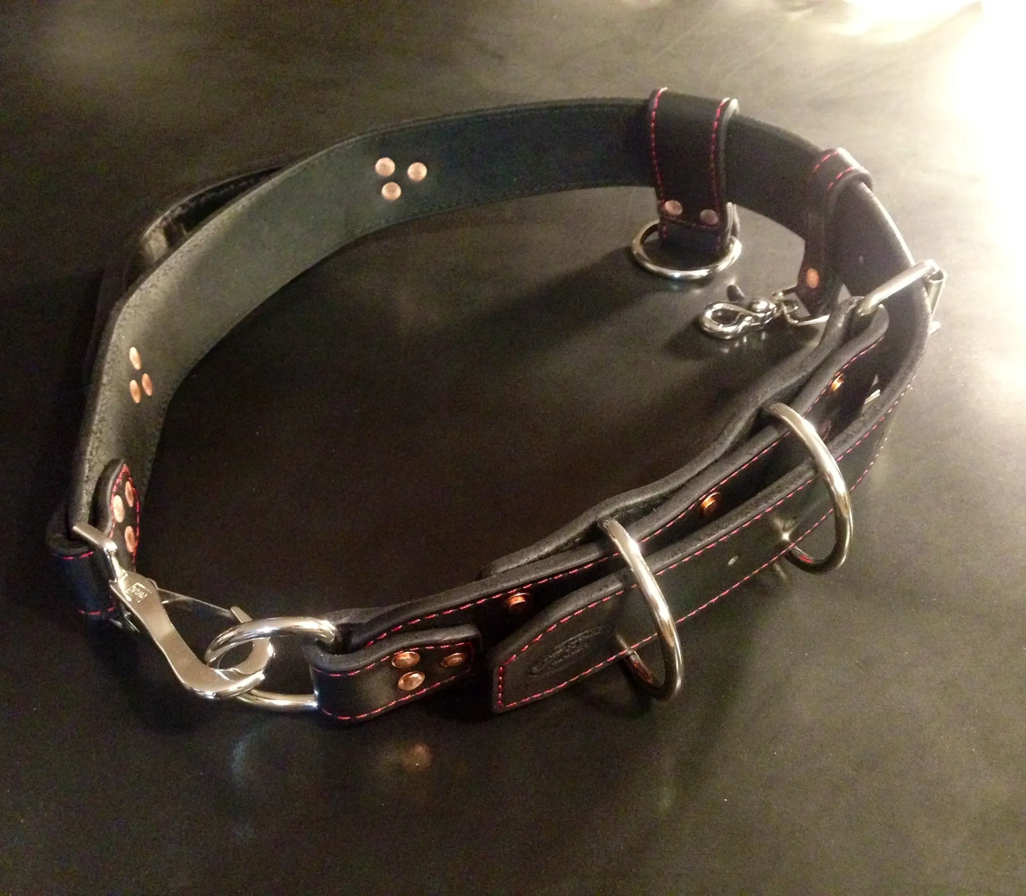 Fireman Leather Axe Belt