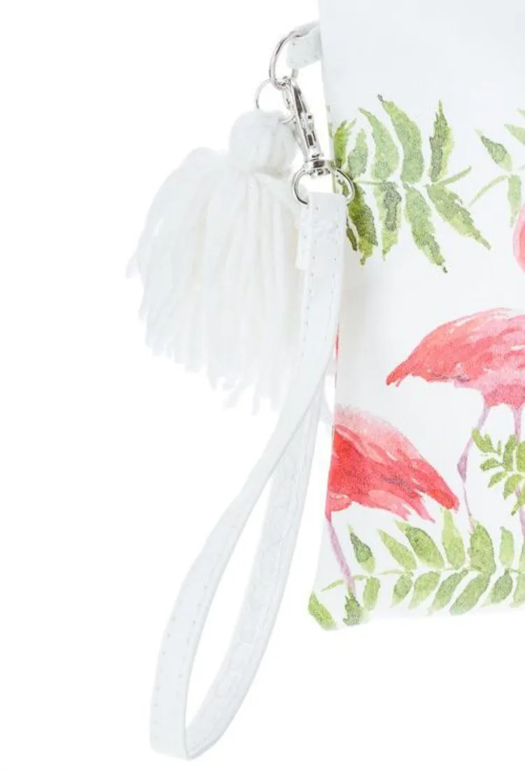 Flamingo Zip Bag