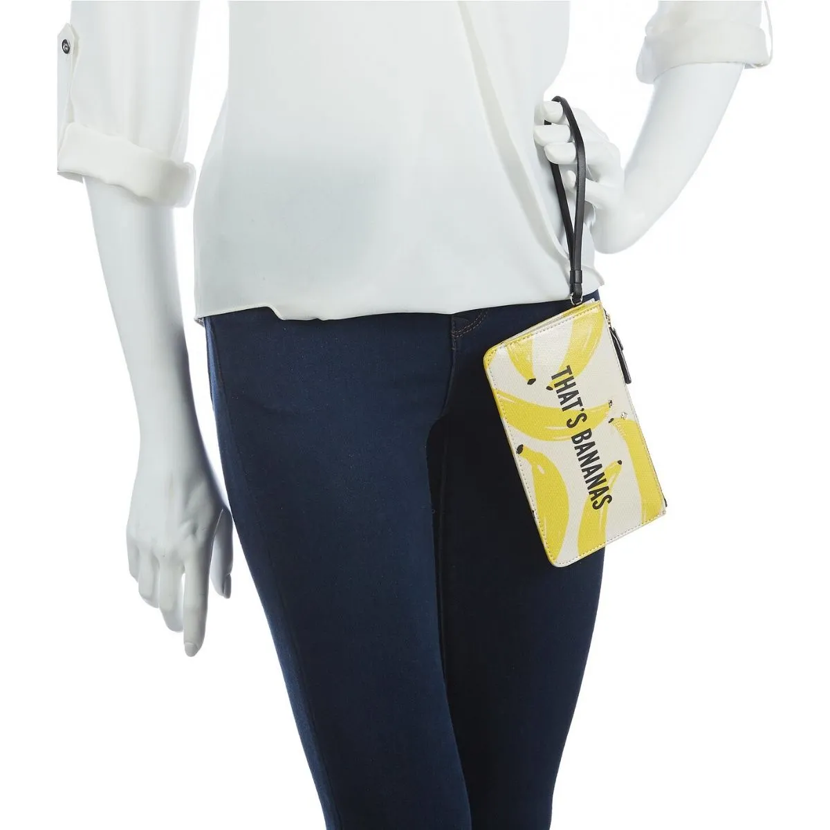Flights of Fancy That's Bananas Slim Bee Wristlet