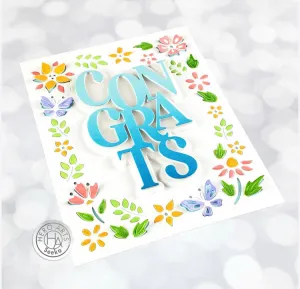 Floral Border Fancy Die