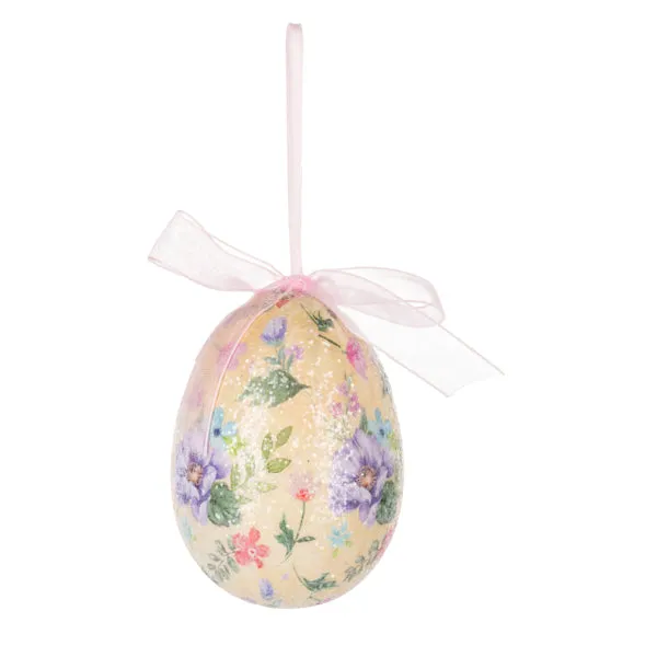 Floral Egg Ornaments