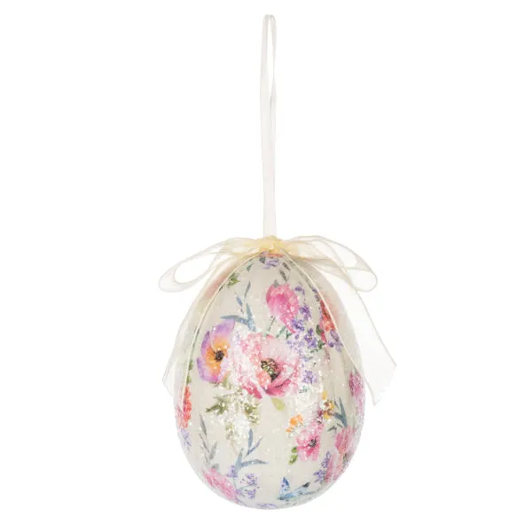 Floral Egg Ornaments