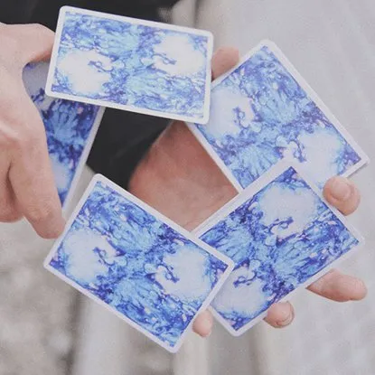 Fluid Art Blue (Standard Edition) Playing Cards
