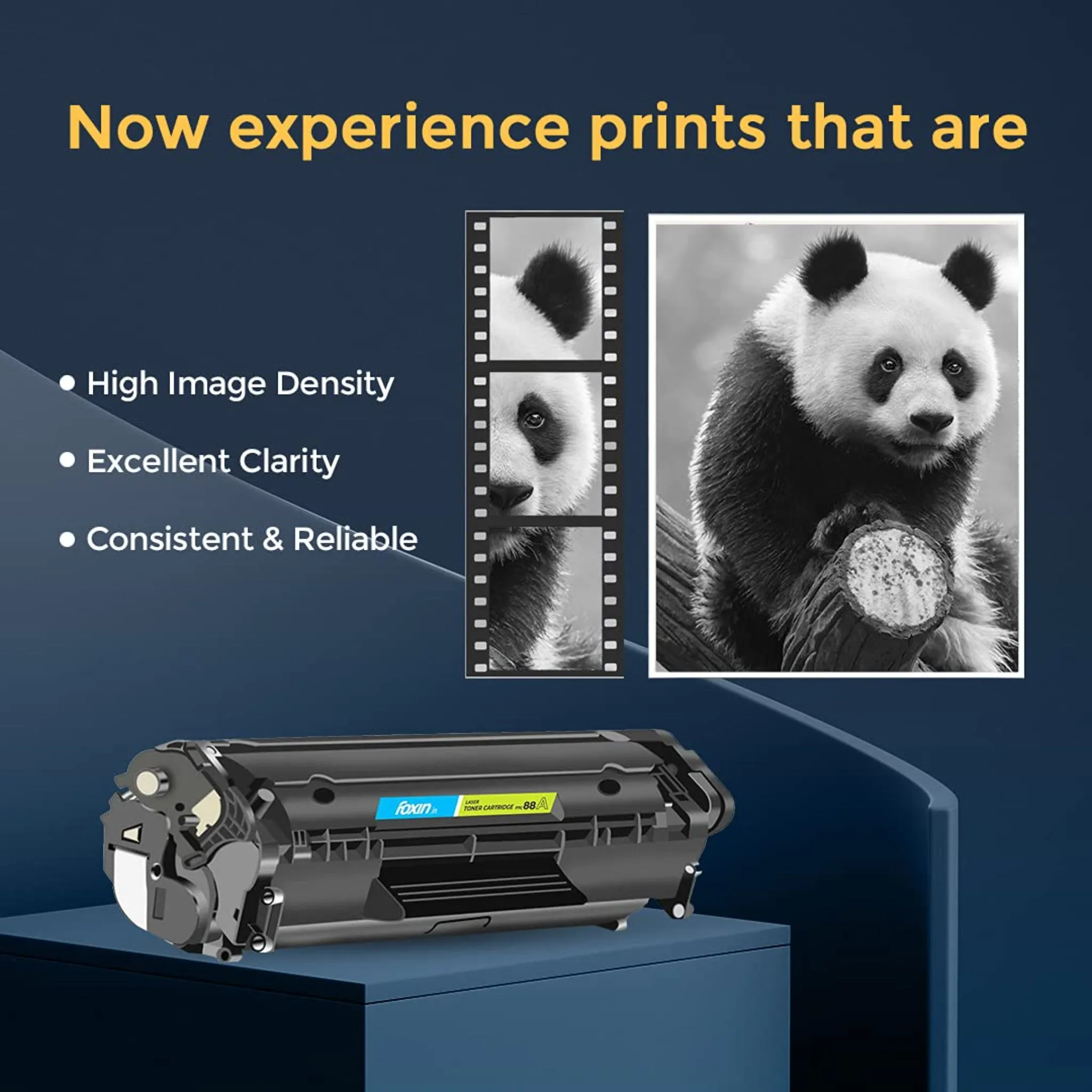 Foxin FTC 88A Laser Toner Cartridge compatible with P1007, P1008, P1106, P1108, ProM1136, M1213nf M1216, Pro MFP M128, M226DW, M226DN