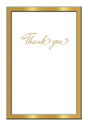 Frame Books Acknowledgement Card - STFB100-AK