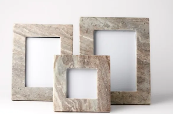 Frame, Brown Marble 4"x6"