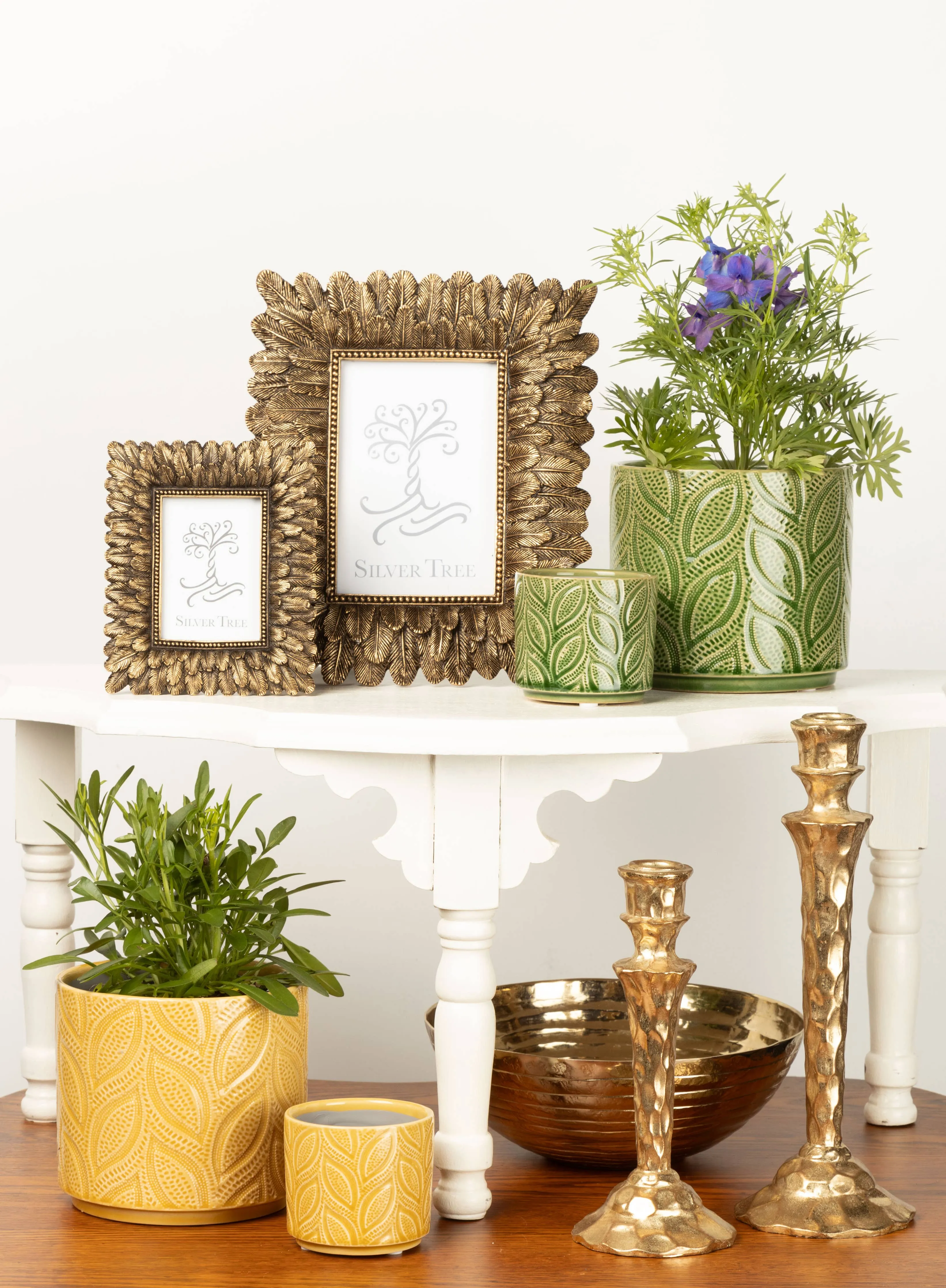 Frame, Feather Motif, 2.5x3.5