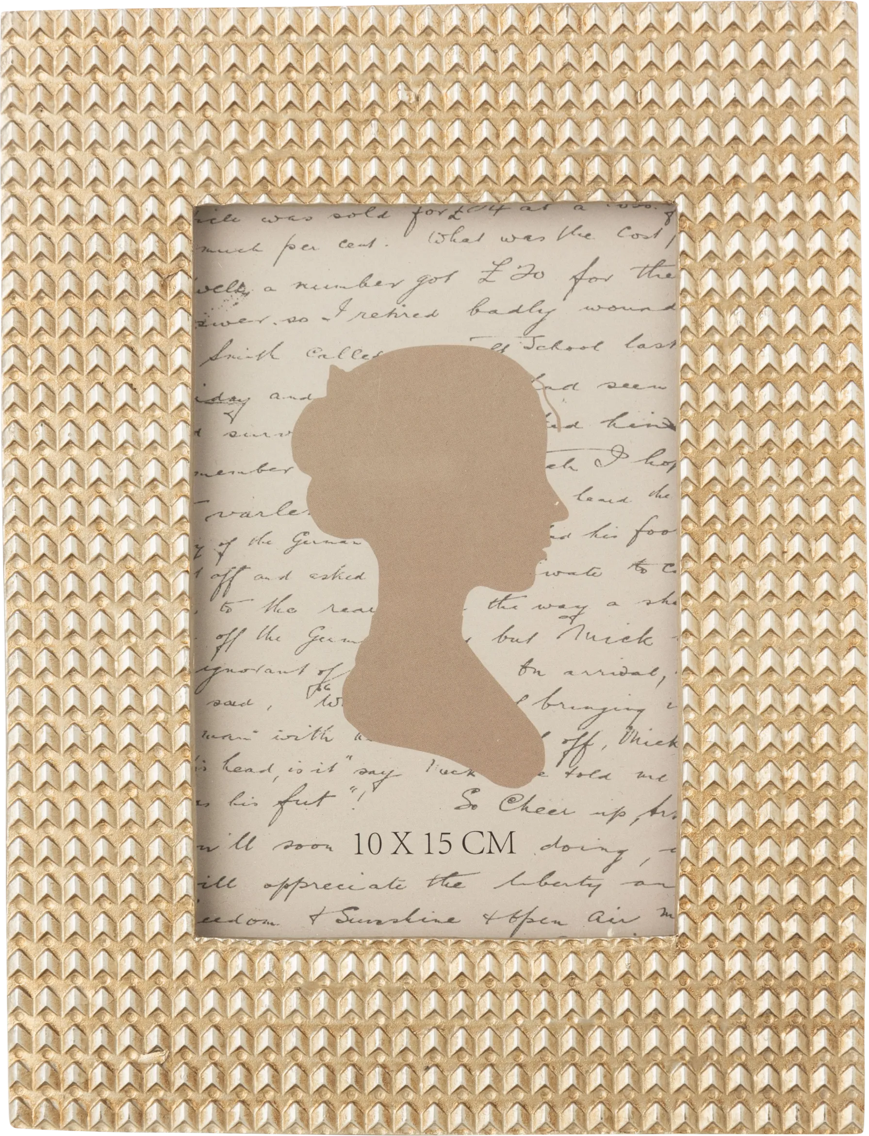 Frame, Pale Gold Stud Pattern, 4x6