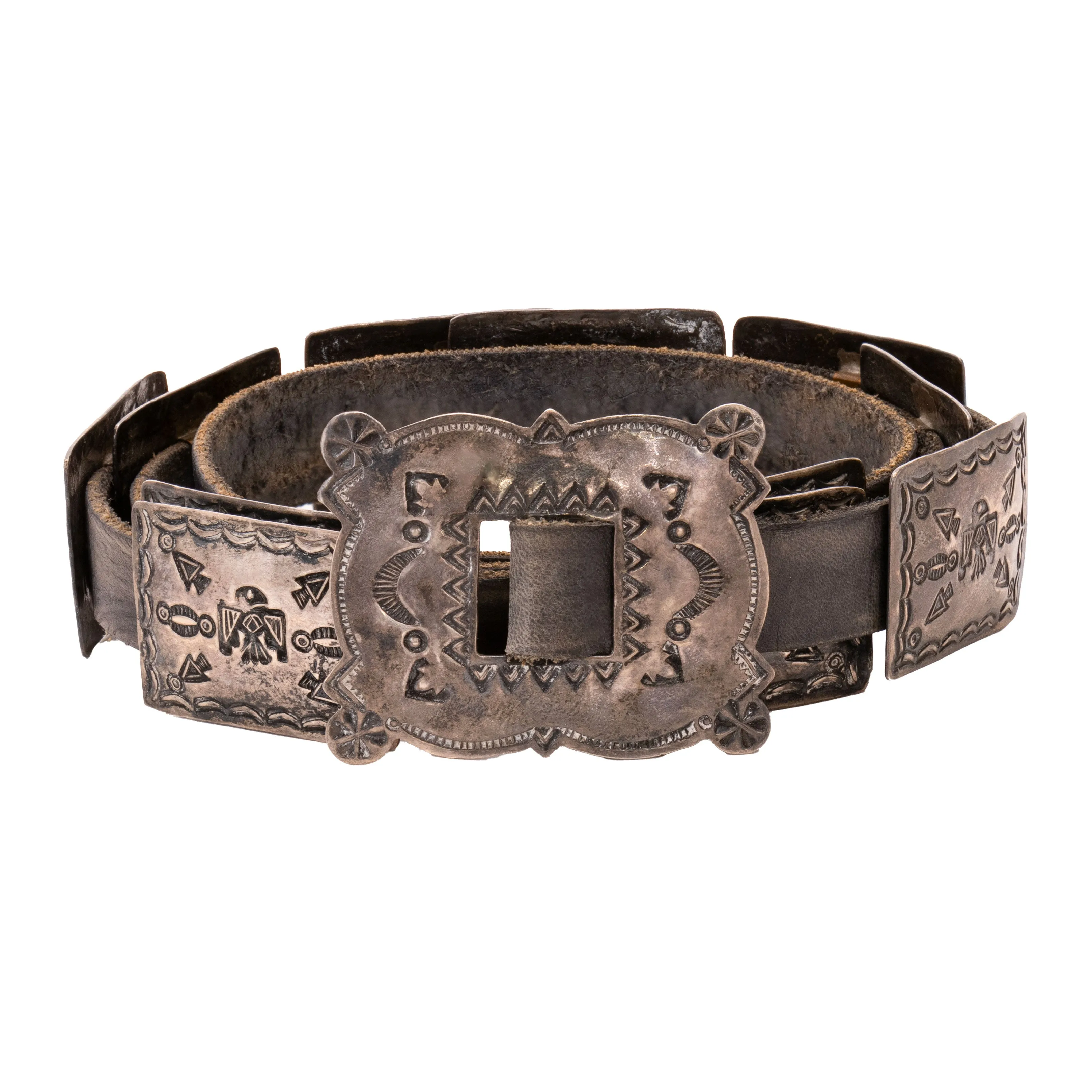 Fred Harvey Concho Belt