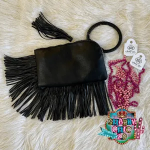 Fringed Wristlet