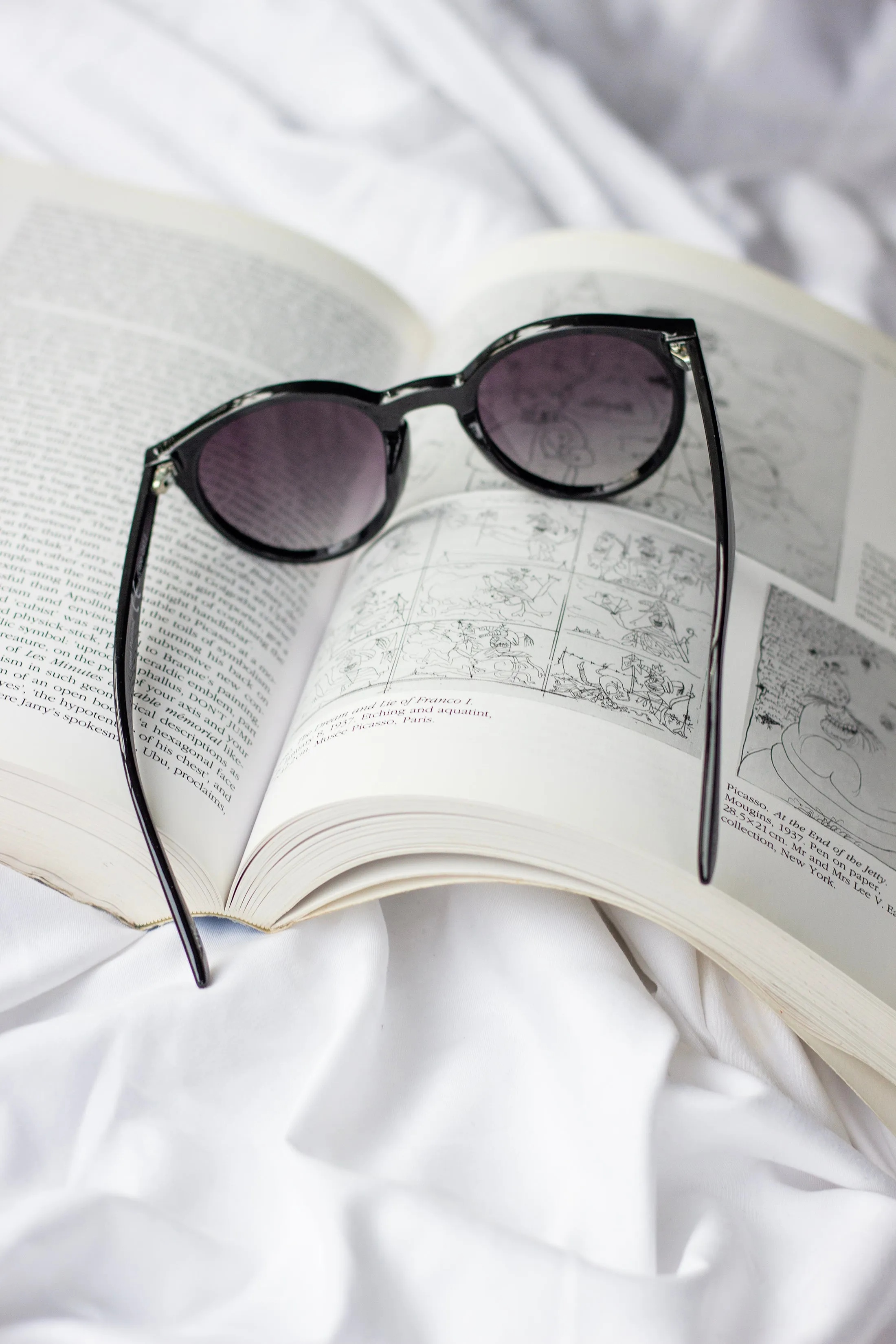 Front Lens Rounded Classic Pin Sunglasses