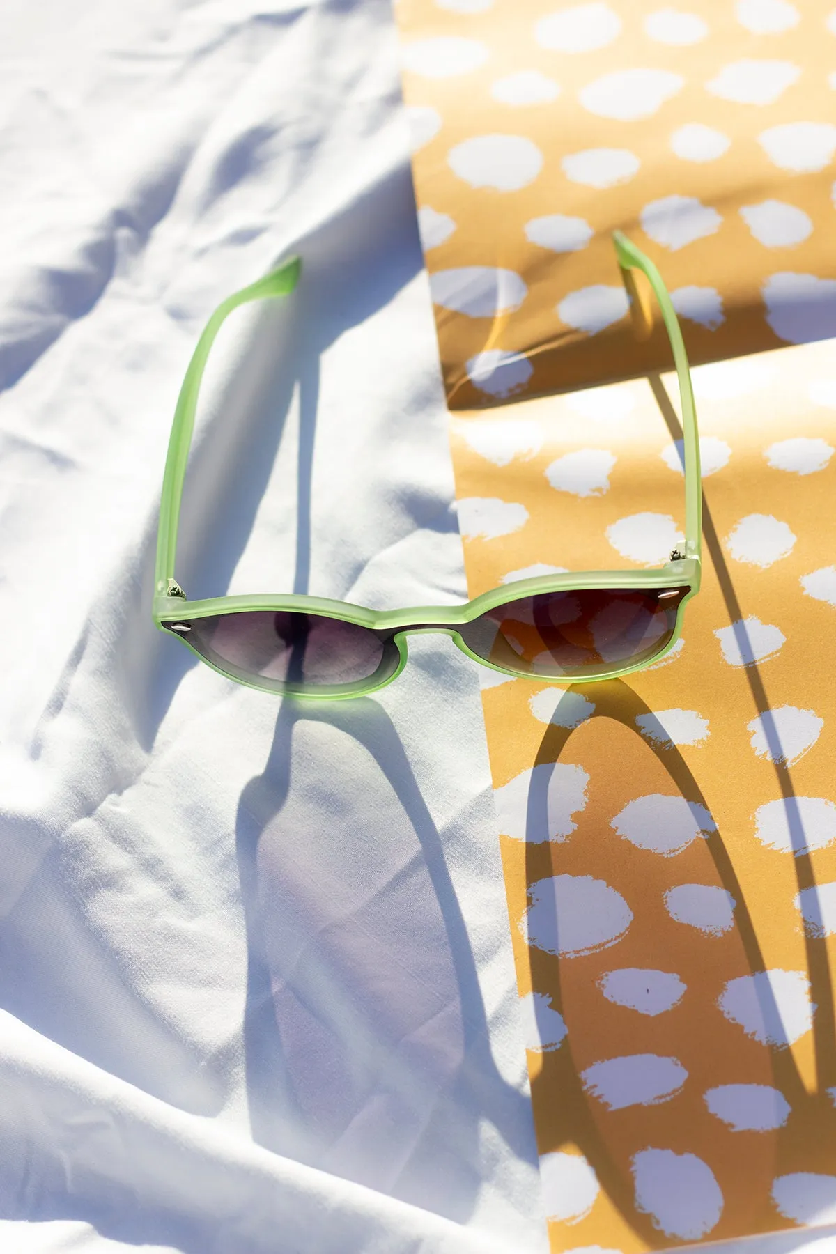 Front Lens Rounded Classic Pin Sunglasses