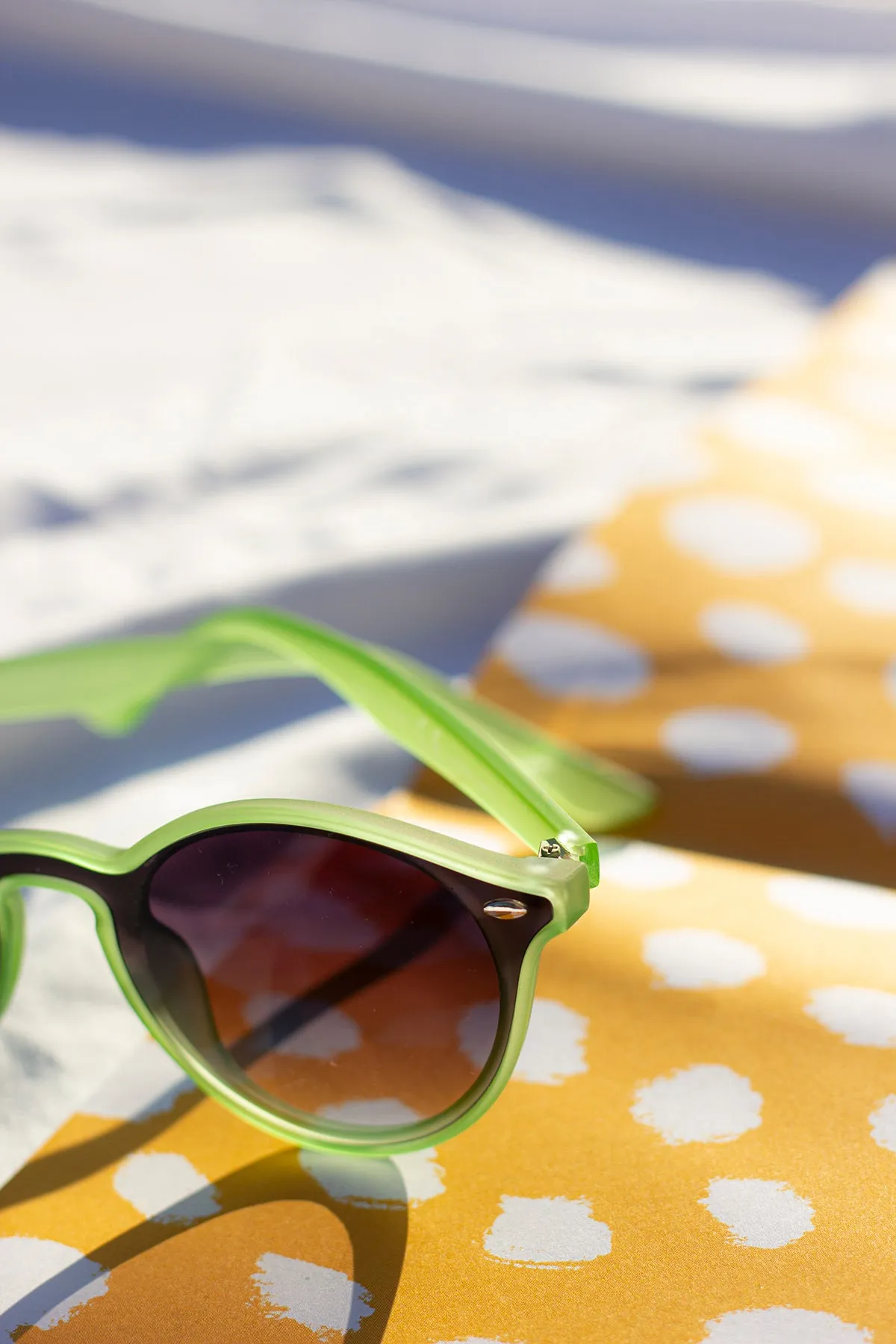 Front Lens Rounded Classic Pin Sunglasses