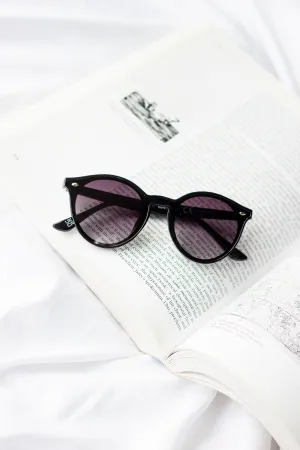Front Lens Rounded Classic Pin Sunglasses