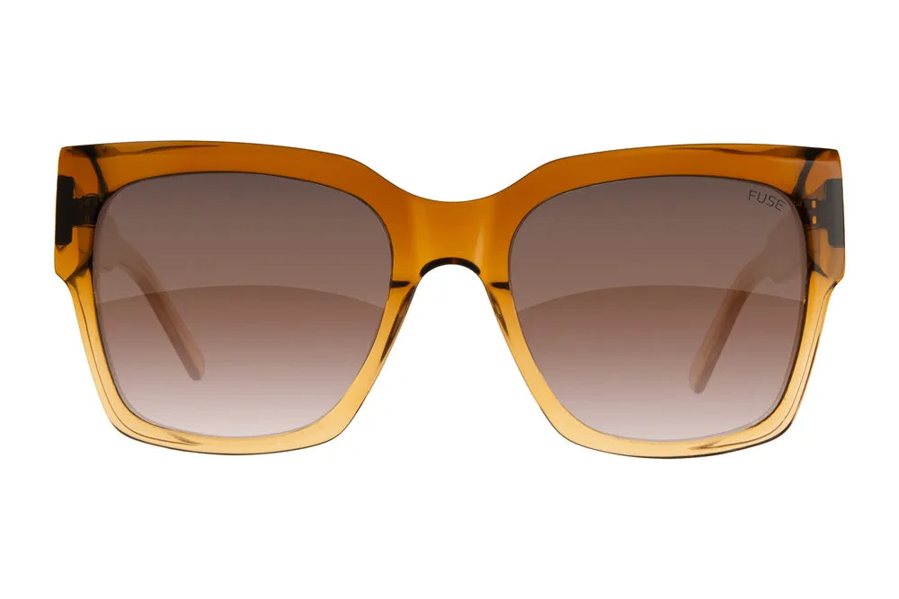 Fuse Amelia Sunglasses | Brown Fade
