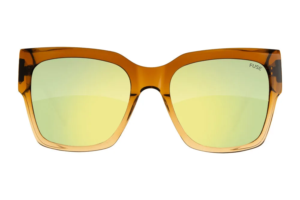 Fuse Amelia Sunglasses | Brown Fade