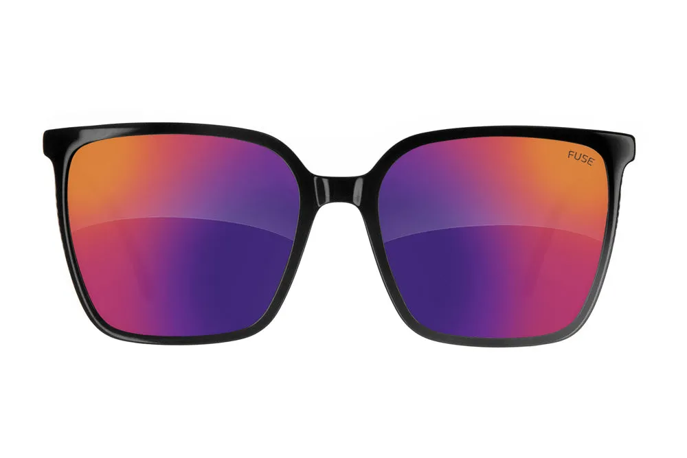 Fuse Melody Sunglasses | Gloss Black