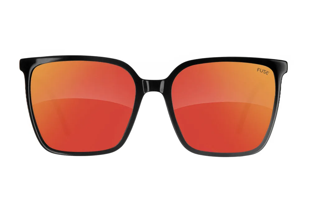 Fuse Melody Sunglasses | Gloss Black
