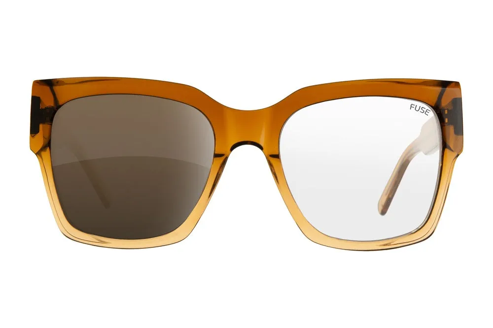 Fuse Prescription Amelia Sunglasses | Brown Fade