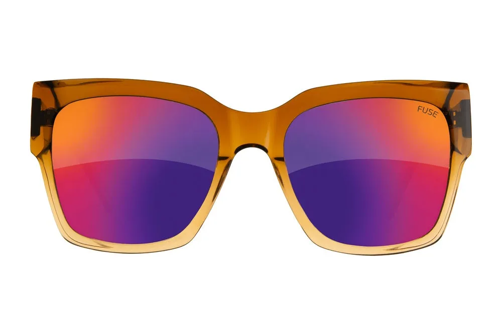 Fuse Prescription Amelia Sunglasses | Brown Fade