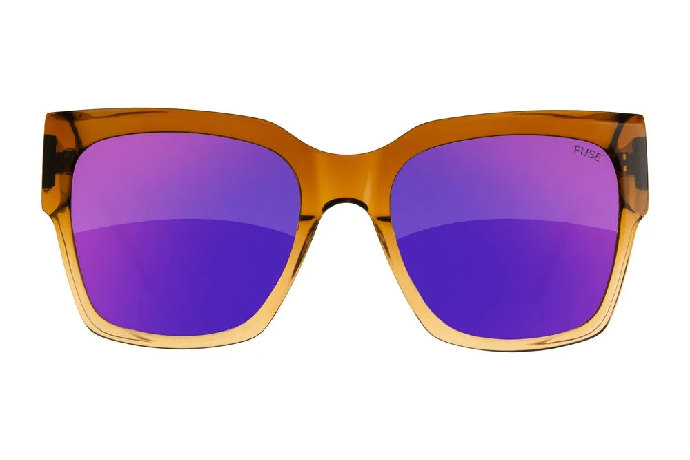 Fuse Prescription Amelia Sunglasses | Brown Fade