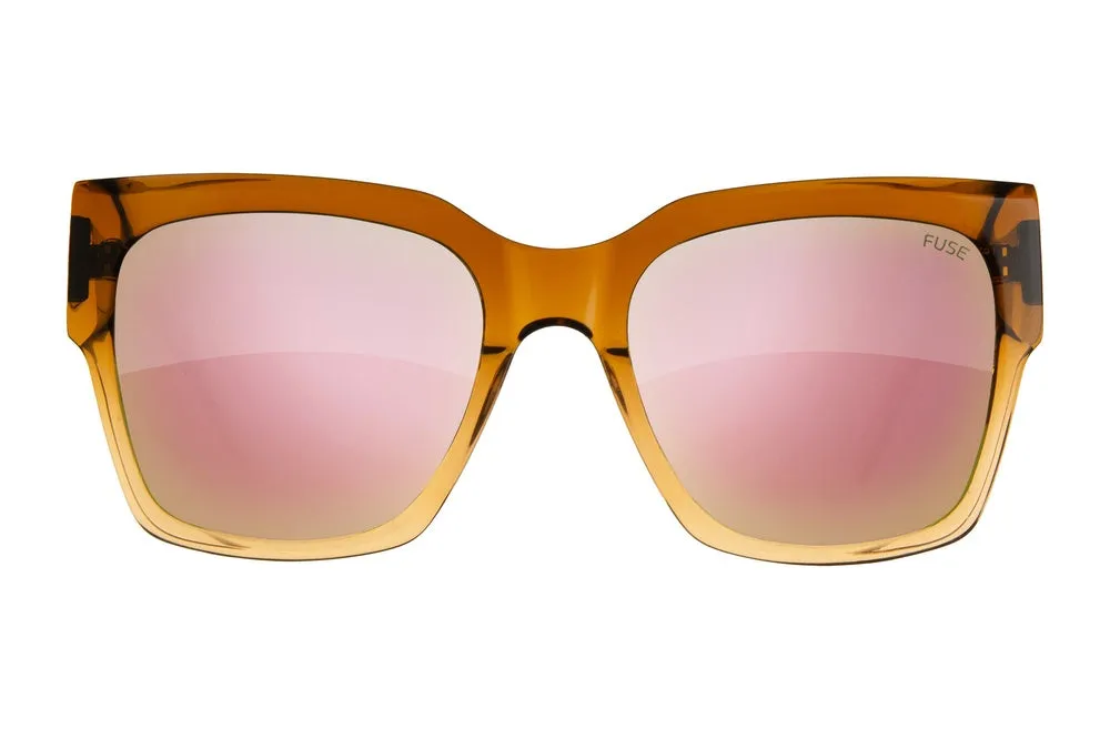 Fuse Prescription Amelia Sunglasses | Brown Fade