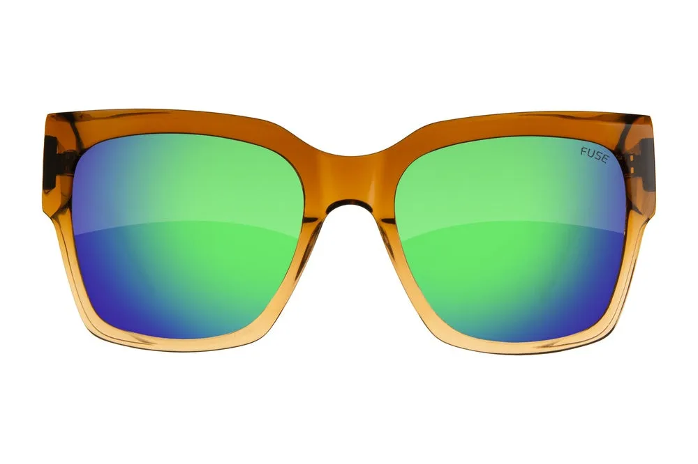 Fuse Prescription Amelia Sunglasses | Brown Fade