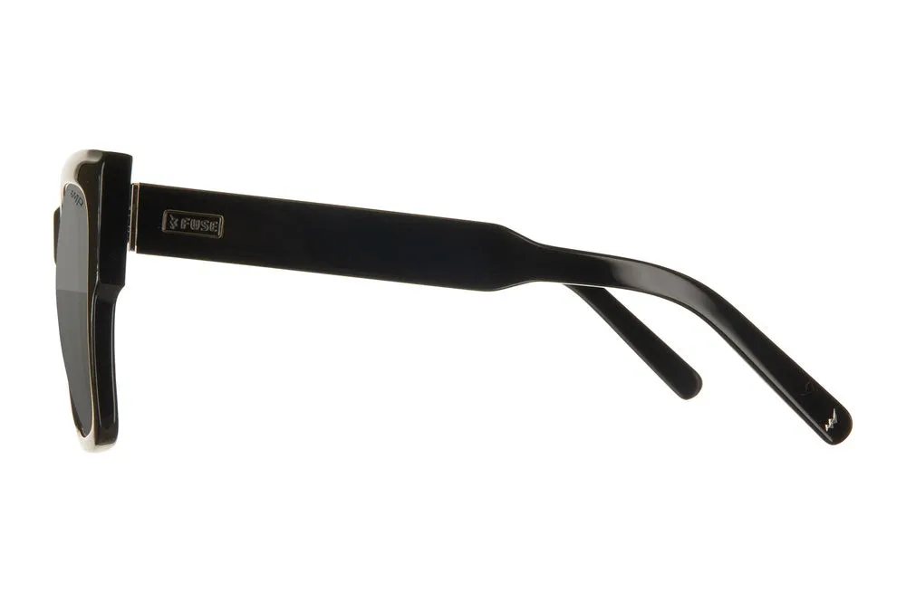 Fuse Prescription Amelia Sunglasses | Gloss Black