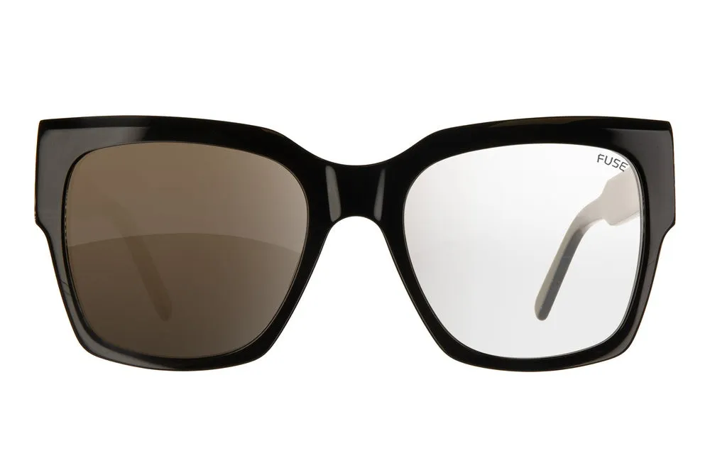 Fuse Prescription Amelia Sunglasses | Gloss Black