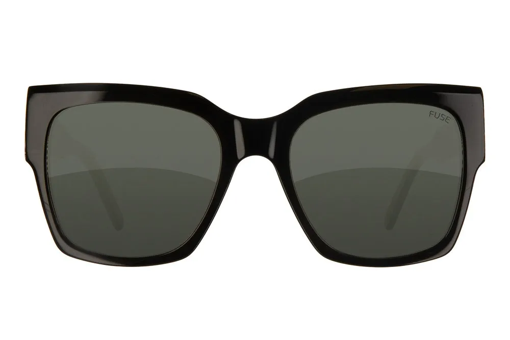 Fuse Prescription Amelia Sunglasses | Gloss Black