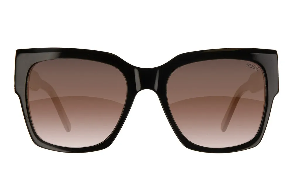 Fuse Prescription Amelia Sunglasses | Gloss Black