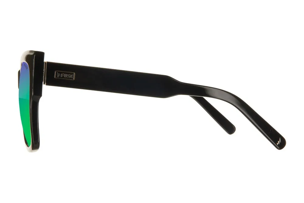 Fuse Prescription Amelia Sunglasses | Gloss Black