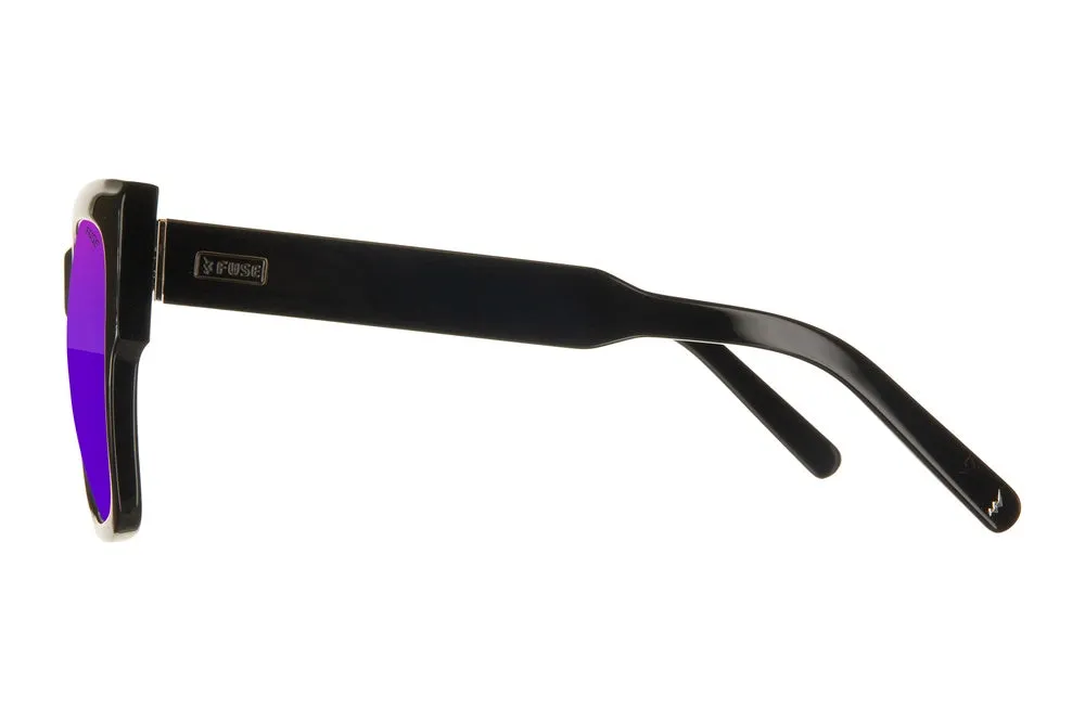 Fuse Prescription Amelia Sunglasses | Gloss Black