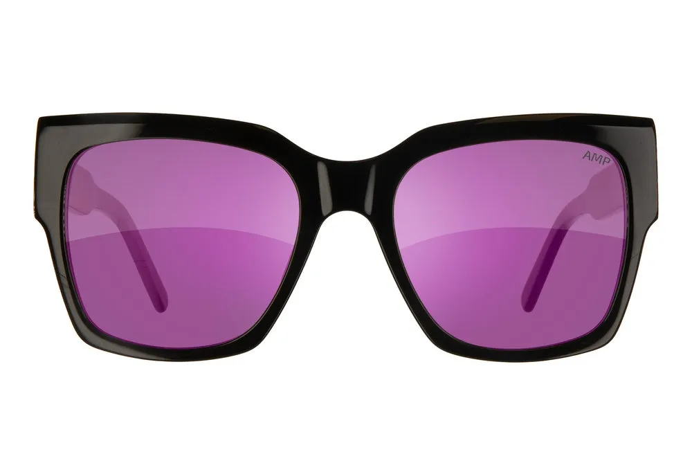 Fuse Prescription Amelia Sunglasses | Gloss Black