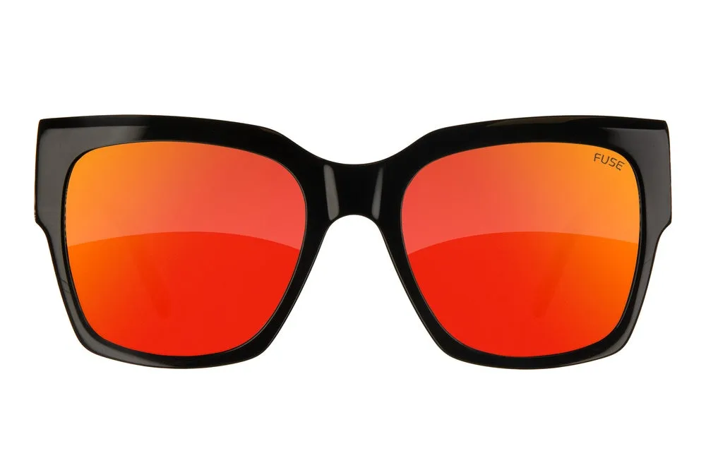 Fuse Prescription Amelia Sunglasses | Gloss Black
