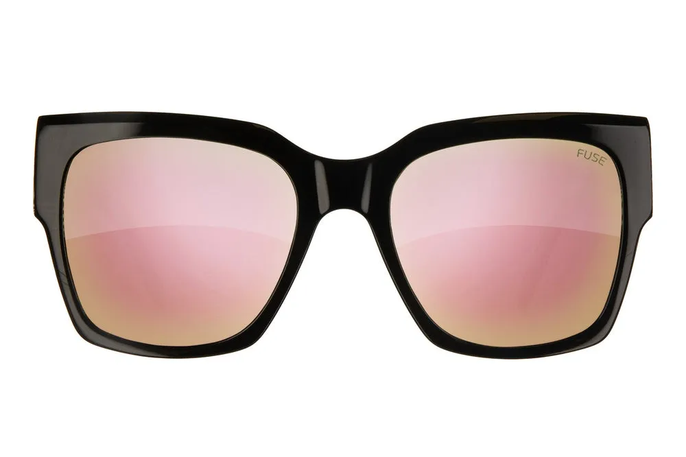 Fuse Prescription Amelia Sunglasses | Gloss Black