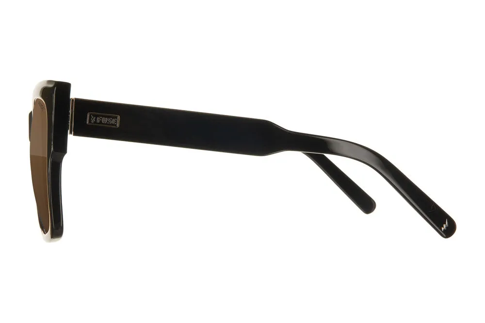 Fuse Prescription Amelia Sunglasses | Gloss Black