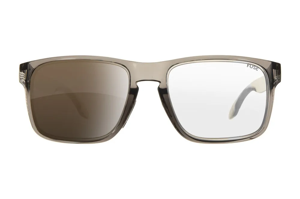 Fuse Prescription Egmont Sunglasses | Clear Grey