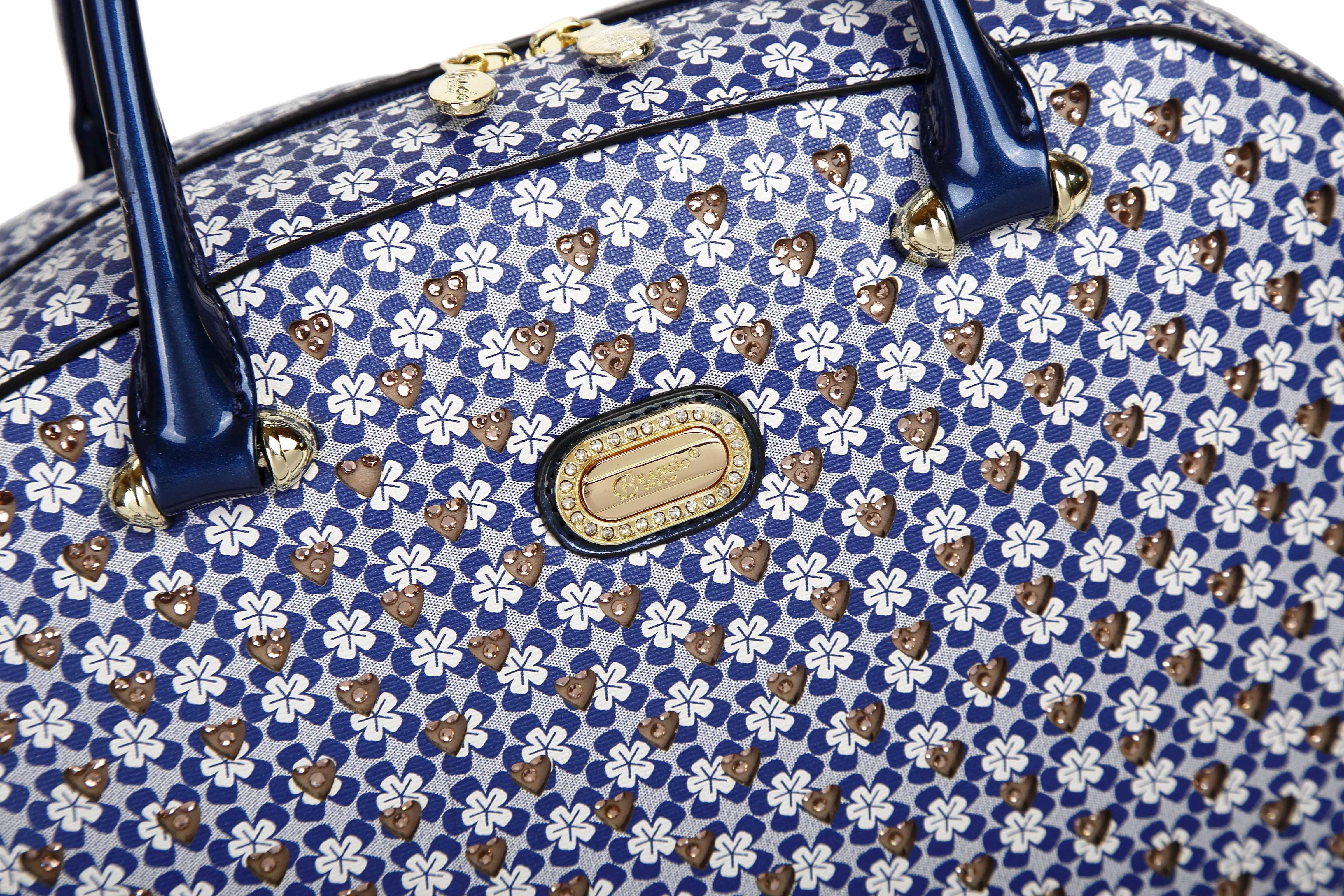 Galaxy Stars Crystal Stud Overnight Travel Bag [RLO8329]