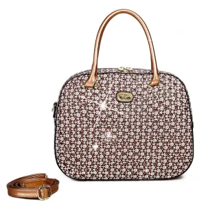 Galaxy Stars Crystal Stud Overnight Travel Bag [RLO8329]