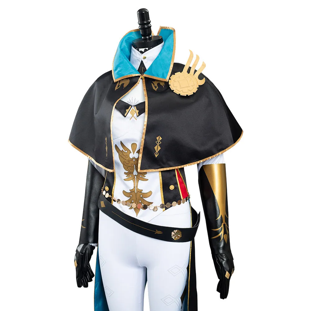 Game Genshin Impact Jean Gunnhildr Cosplay Costume Outfits Halloween Carnival Suit