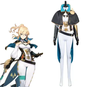 Game Genshin Impact Jean Gunnhildr Cosplay Costume Outfits Halloween Carnival Suit