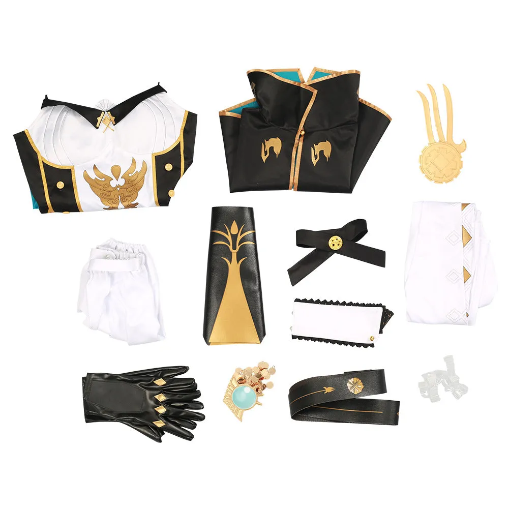 Game Genshin Impact Jean Gunnhildr Cosplay Costume Outfits Halloween Carnival Suit