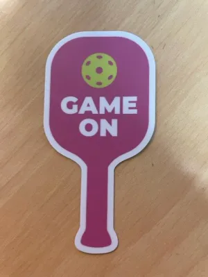 Game On Pickleball Sticker