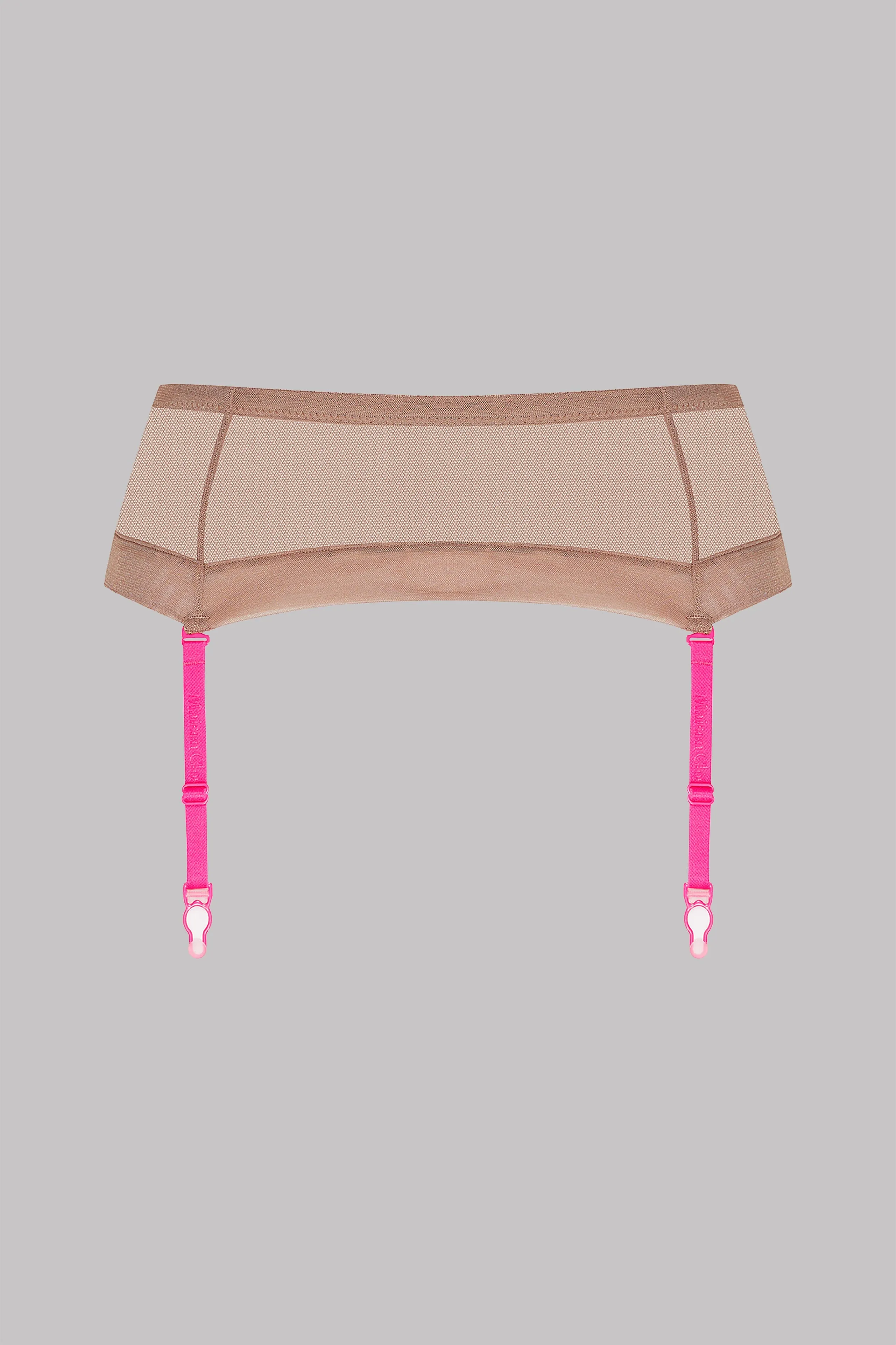 Garter Belt - Corps à Corps - Ginger snap/Neon Pink