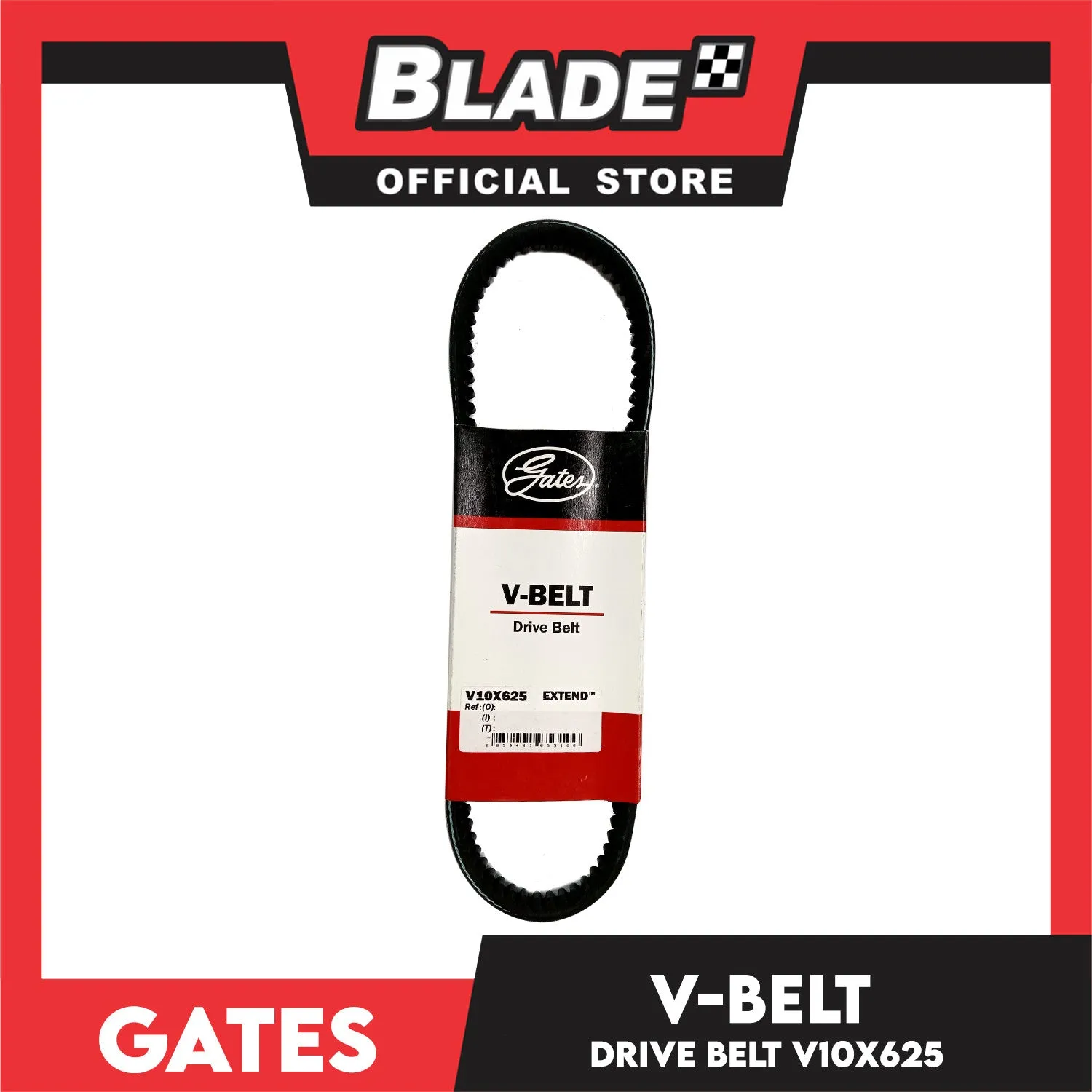 Gates Automotive Drive V-Belt Fan Belt Extend V10X625