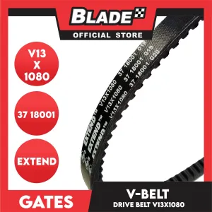 Gates Automotive Drive V-Belt Fan Belt Extend V13X1100