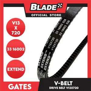 Gates Automotive Drive V-Belt Fan Belt Extend V13X720