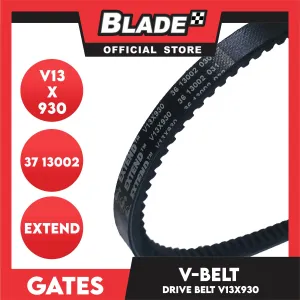 Gates Automotive Drive V-Belt Fan Belt Extend V13X930 For Nissan and Toyota