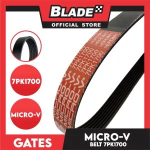Gates Automotive Micro-V Fan Belt 7PK1700 For Nissan Maxima and Murano